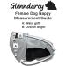 Glenndarcy Female Dog Diapers - XL Waterproof Cloth with 2 Washable Pads | Daisy Design - Buy Online on GoSupps.com