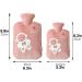 Small Astronaut Heat Bottle with Cover | Cute Portable Plush Hot Water Bag | 1000ml Warm Pink for Pain Relief & Cold Therapy - Buy Online on GoSupps.com
