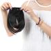 SEGO Clip-in Pony Hairpiece Extensions - Natural Black Fringe Bangs One Piece Hair Extension | Realistic Look for Effortless Style - Buy Online on GoSupps.com