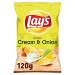 LAY'S - Cream and Onion Chips 120G - Pack of 4 - Special Offer
