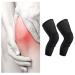 Knee Brace & Compression Sleeve for Pain Relief | Support & Stabilizer for Men & Women | Ideal for Running Workout & Hiking (M-Black - Buy Online on GoSupps.com