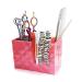 Salon Scissors Holder Rack Scissors Holder Box Professional Shear Holder Combs Clips Organizer Storage Box Hairdressing Tools Accessories Case for Hair Stylists and Hairdressers(Red)
