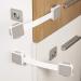 4PCS Baby Safety Cabinet Locks - Child Proof Lock for Drawers, Cabinets, Ovens, Refrigerators - Adjustable Strap and Latch System for Doors and Appliances - Buy Online on GoSupps.com