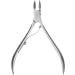 Silver Stainless Steel Nail Dead Skin Clipper with Beveled Mouth for Easy Cuticle and Hangnail Trimming Professional Manicure Pedicure Tool for Nail Art Salon and Home - Buy Online on GoSupps.com