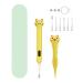 2 Pack Baby Nose and Ear Cleaner Baby Nose and Ear Gadget Safe Baby Booger Remover and Ear Wax Removal with Light Nose Cleaning Tweezers Nose Cleaner for Baby Infants Toddlers Adults(Yellow)