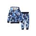 Toddler Boy Fall Outfits Boys Sweatsuit Hoodie 2 Pieces Camouflage Pattern Tracksuit Fall Clothes A19010238-b 2T