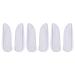 Ciieeo Heel Wedge Silicone Insoles: Gel Supination Pronation Corrective Adhesive Shoe Inserts for Foot Alignment Knock Knee Pain Bow Legs Transparent 3 Pairs