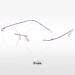 Abetos Roundless Blue Light Filter Reading Glasses for Men & Women - Lightweight Titanium Fashionable Design Flexible Hinges 3.0x Magnification - Buy Online on GoSupps.com