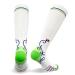 Eurosock womens Performance Compression Socks Small White