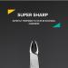 Rui Smiths Professional Gold-Plated Cuticle Nippers | Carbon Steel, French Handle, Double Spring | 6mm Full Jaw - Buy Online on GoSupps.com