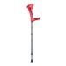 Height Adjustable Elbow & Forearm Crutches Ergonomic Shock Absorbing Walking Crutches with Comfortable Grips for Men/Women White