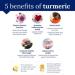 Turmeric with Non-GMO Indian Turmeric Root - Joint Mobility & Cellular Health Support (120 Vegetarian Capsules) - Buy Online on GoSupps.com