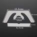 Buy 1 Set Stainless Steel Dental Fox Plane Plate - Occlusal Maxillary Casting Jaw | International Shipping Available - Buy Online on GoSupps.com