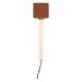 Kasituny Hanging Fly Swatter Faux Leather Dual-Sided Tool for Indoor Outdoor Use Lightweight Durable with Smooth Surface Great Home Gift Idea Brown