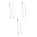 FOMIYES 3pcs Eye Shadow Pen Lying Silkworm Pen Makeup Double Head