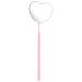 minkissy Lash Mirror  Lash Mirror for Eyelash Extensions Love Heart Shape Eyelash Mirror Stainless Steel Pink Handheld Mirror for Women Girls Pink Lash Technician Supplies