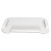 Ornamin dining board 22 x 17 cm white (model 900) / cutting board fixing board one-handed board
