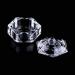 Nail Art Acrylic Crystal Glass Dappen Dish Bowl Cup with Cap Liquid Glitter Powder Caviar Nail Styling Tools