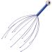 Shop Practical Blue Scalp Massager with Gentle Rubber Pearls - Perfect Head Massage Tool for Men & Women - Buy Online on GoSupps.com