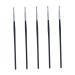 PLAFOPE 5pcs Fine Eyeliner Brush Lip Liner Brushs Eye Lipstick Brush Curved Eyeliner Brush Gels Fiber Black