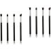 Healeved 8 Pcs Eye Make-up Brush Kit Theive Cosmetics Eye Shadow Brushes Makeup Tool Lip Scrubber Brush Black - Buy Online on GoSupps.com