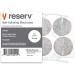 reserv 2" Round Premium Re-Usable Self Adhesive Electrode Pads for TENS/EMS Unit Fabric Backed Pads with Premium Gel (White Cloth and Latex Free) (20 Electrodes) 20 Count (Pack of 1) - Buy Online on GoSupps.com
