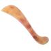 PACKOVE Horn Gua Sha Tool Facial Beauty Scraping Board for Face Massage and Skin Care Pain Relief 5.12 Inch Natural Material