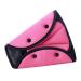 Losuya Child Kids Car Safety Seatbelt Adjuster Cover Strap Children Seat Belt Clips (Pink)