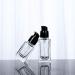 Buy 2 STK 30ml Clear Glass Pump Bottles - Refillable Makeup & Lotion Containers with Black Lid - Perfect for Cosmetics & Serums - Buy Online on GoSupps.com