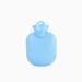 Hot Water Bottle With Cover Hot Water Bottle Solid Color Thick Pvc Silicone Rubber Hot Water Bottle Irrigation Hand Warmer Warm Palace Warm Bag Blue-s