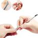 PSGS Stainless Steel Nail Cuticle Pusher Tweezer Nail Scissor Cutter Nipper Clipper Dead Skin Remover Pedicure Manicure Nail Art Tool (Color : Style 8) - Buy Online on GoSupps.com