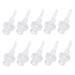 MOLUCKFU 10pcs Ear Washer Tips Disposable Ear Cleaning Accessories for Irrigation Flexible Material Secure Connection