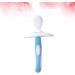 Minkissy Silicone Bristle Children's Toothbrush - Soft Baby Training Brush Set - Blue 1 Pack - Buy Online on GoSupps.com