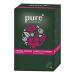 Pure Tea Selection Hibiscus Raspberry | Fruit tea | 25 tea bags woven from corn starch and industrially compostable | 25 x 3g