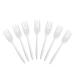 400 Light-Weight White Disposable Plastic Forks
