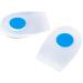 Liner Heel Cushion Pads - Silicone Shock Absorption Orthotic Inserts for Men | Breathable Achilles Treatment & Pain Relief | Clear Blue Size Small - Buy Online on GoSupps.com