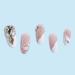 French Tip Press on Nails - Long Press On Nails with Nail Tips Love heart nail glitter rhinestones chain Fake Nails press on nails Acrylic False Nails Cute Artificial Nails - Buy Online on GoSupps.com