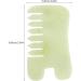 Jade Stone Gua Sha Comb - Facial Tool & Scalp Massage for Spa | Acupuncture Beauty Salon Essential - Buy Online on GoSupps.com