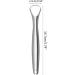 WILsem Steel Tongue Scraper - Red Tongue Cleaner for Oral Hygiene & Fresh Breath | International Shipping Available - Buy Online on GoSupps.com