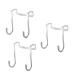 GLEAVI 3pcs Cabinet Hooks Key Hanger Hat Hooks Multi Hanger Hooks for Home Cupboard Wall Hanging