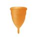 Blossom Menstrual Cup Say No to Tampons | Get Blossom Cups for Menstrual Days| Period Cup Reusable Menstrual Cup Silicone Cup (Large Menstrual Cup Orange)