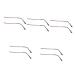 Ultechnovo sunglasses metal buckles 5 pairs of glasses legs Black glasses legs Metal glasses arm legs glasses spare parts frame bracket replacement glasses legs metal pressure buttons glasses coffee sex5st 14x3cmx5pcs