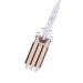 Professional Perm Splint Hair Wave Wand Tool Hair Crimper Tourmaline Ceramic Triple Barrel PTC Fast Heating Styling Tongs 2 Gear Adjustable Temperature Hair Curling Iron (22 cm)