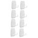 Doitool adhesive hooks 8 pieces of paste hook plastic hooks to hang up clothes hooks for wall plastic hanger wall hangers for razor hooks for razor hangers stand