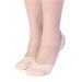Coheali shooting socks Gymnastics Half sole pirouette children ballet dance toe sock - non -slip dance socks Ballet floor socks toe cushion () Turn socks gymnastics pirouette shoes