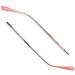 Vekker Yewear leg glasses accessories brilliant parts made of plastic glasses substitute temple temple metal tooth thickness 1.2 mm 1 pair of ros gold