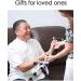 Crutches for Walking Adjustable Quad Cane with Wrist Strap Ergonomic Handle Mobility Aid for Elderly Seniors & Handicap for Tall 39-71in Silver/Gold/Brown Purposiveness - Buy Online on GoSupps.com