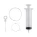 5/6Pcs Refrigerator Drain Clean Brush Suction Syringe Hose Fridge Clean Tool 1M Stick Drain Fridge Tool Hose Dredge Hole Cleaner sticks spring Cleaning cleaners tool cleaning refrigerator drai White 5pcs