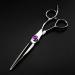Hair Cutting Scissors 6 Inch Professional Japan 440c Purple Gem Hair Scissors Cutting Barber Makas Haircut Thinning Shears Tools Hairdressing Scissors Set - Buy Online on GoSupps.com