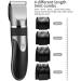Professional Rechargeable Hair Clippers for Men - Ceramic Blade Haircut & Trimmer Set - Red Electric Shaver for Beard Nose Ear & Eyebrow - Buy Online on GoSupps.com